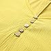 Romacci Women Boho Dress Casual Irregular Maxi Dresses Layer Vintage Loose Long Sleeve Linen Dress with Pockets,XX-Large,Yellow
