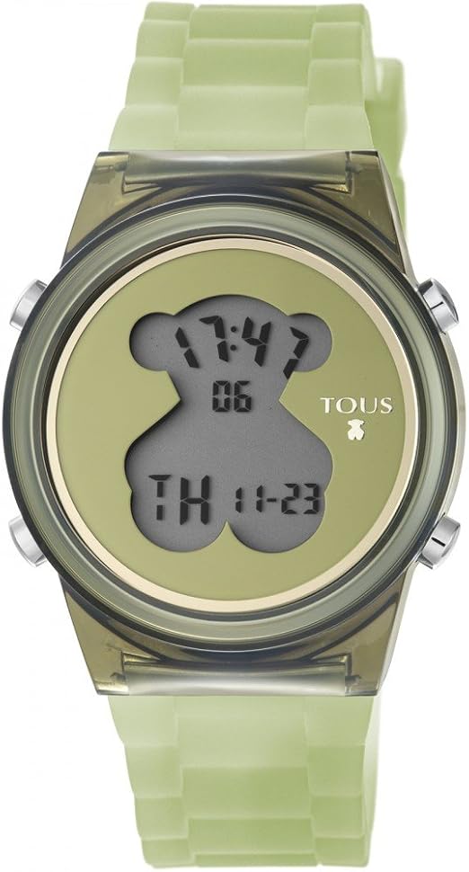 Reloj TOUS D-Bear Fresh de policarbonato con Correa de Silicona Verde