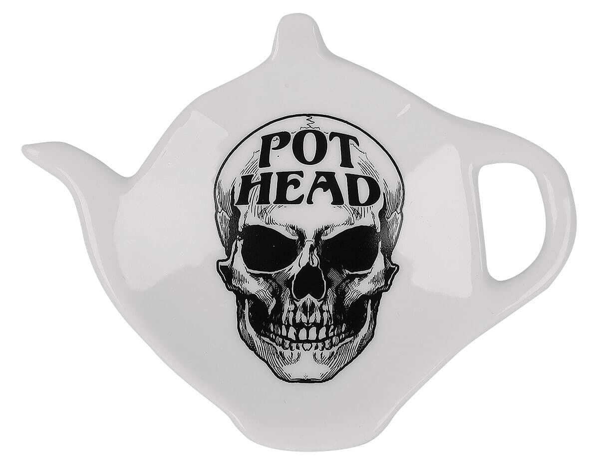 Alchemy Gothic Pot Head: Tea Spoon Holder/Rest