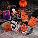 Outus 48 Pcs Halloween Notepad Set Spooky Notepads Mini Notepad Spiral Notebooks Goodie Bag Halloween Party Favors Filler Gifts Supplies Decorations