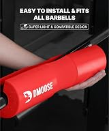 DMoose Fitness Barbell Pad Non-Slip EVA Foam Squat Pad with Safety Straps view 6