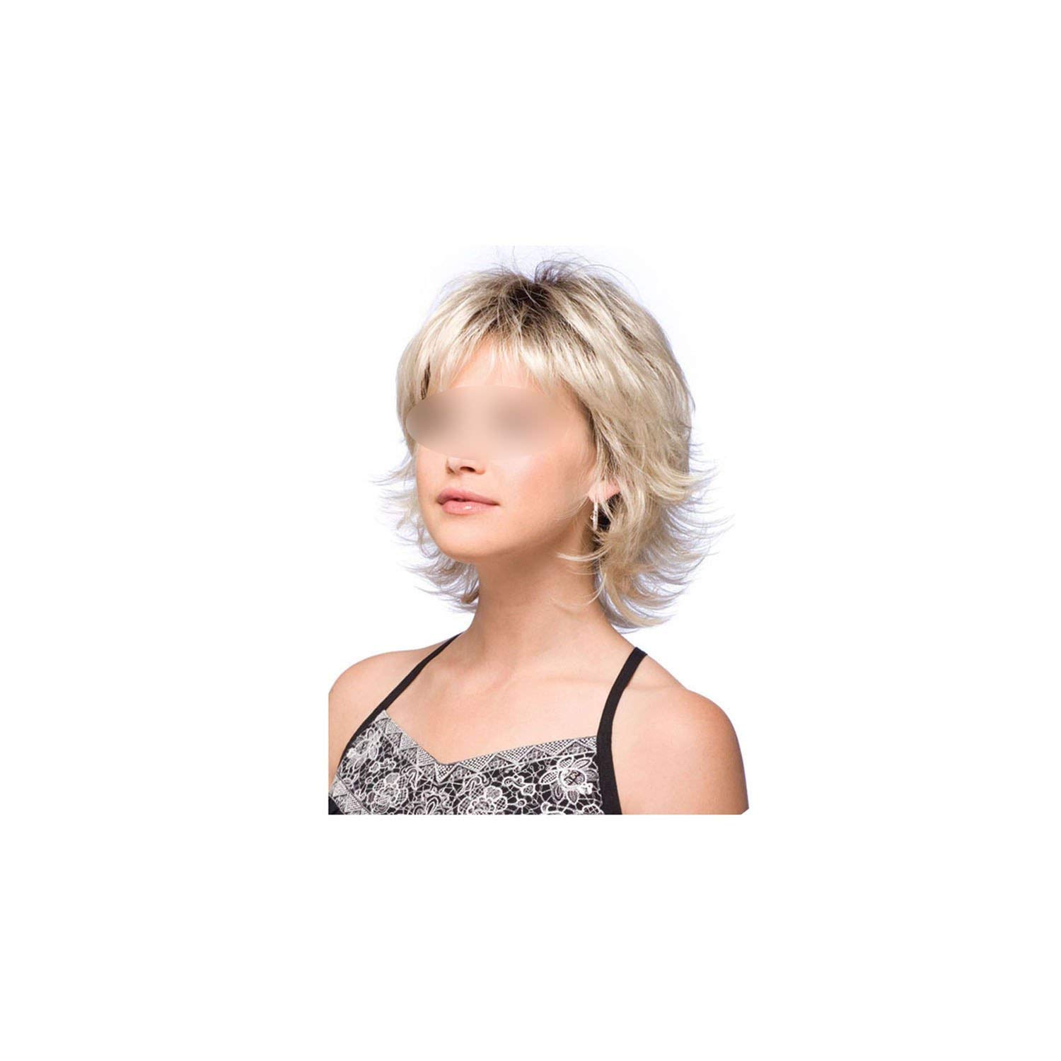 Amazon Com 1pc Women Ladies False Wig Short Rose Net Full Lace