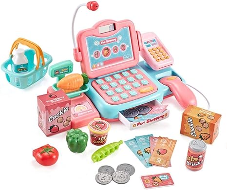 Amazon Co Jp レジおもちゃ Horypt おままごとセット お買い物 おもちゃ ままごと遊び お店屋さん 買い物ごっこ お買い物レジスター 入園 子どもの日 クリスマス 誕生日 プレゼント ギフト 贈り物 ホーム キッチン