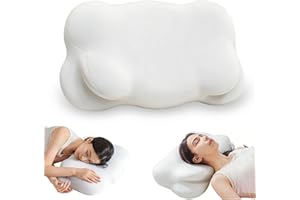 Cloud Pillow - Sleep Apnea Pillow, Pillow for Sleep Apnea and Snoring, Cervical Memory Foam Breathable Contour Pillow for Sid