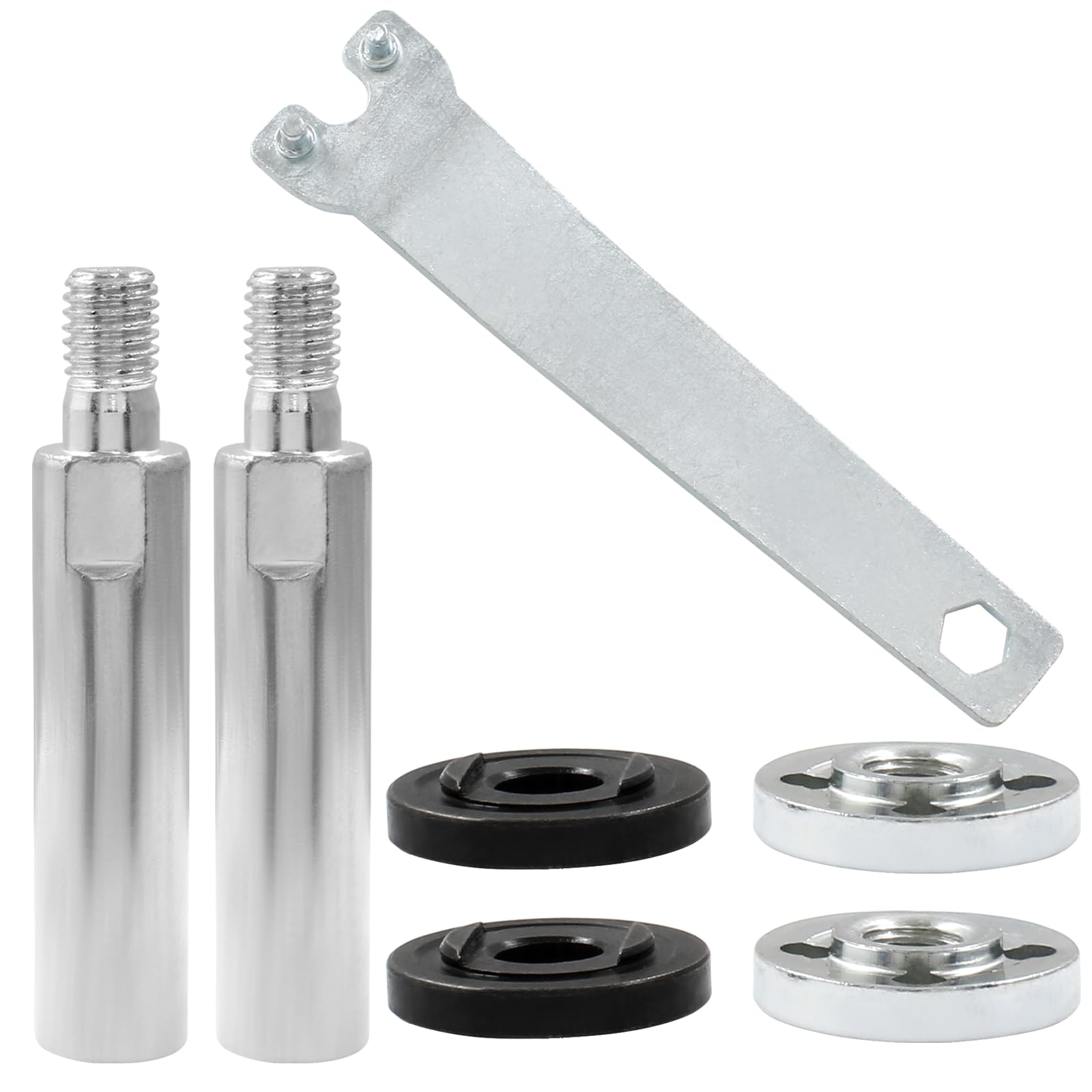 Kyuionty 2 Sets Angle Grinder Extension Shaft