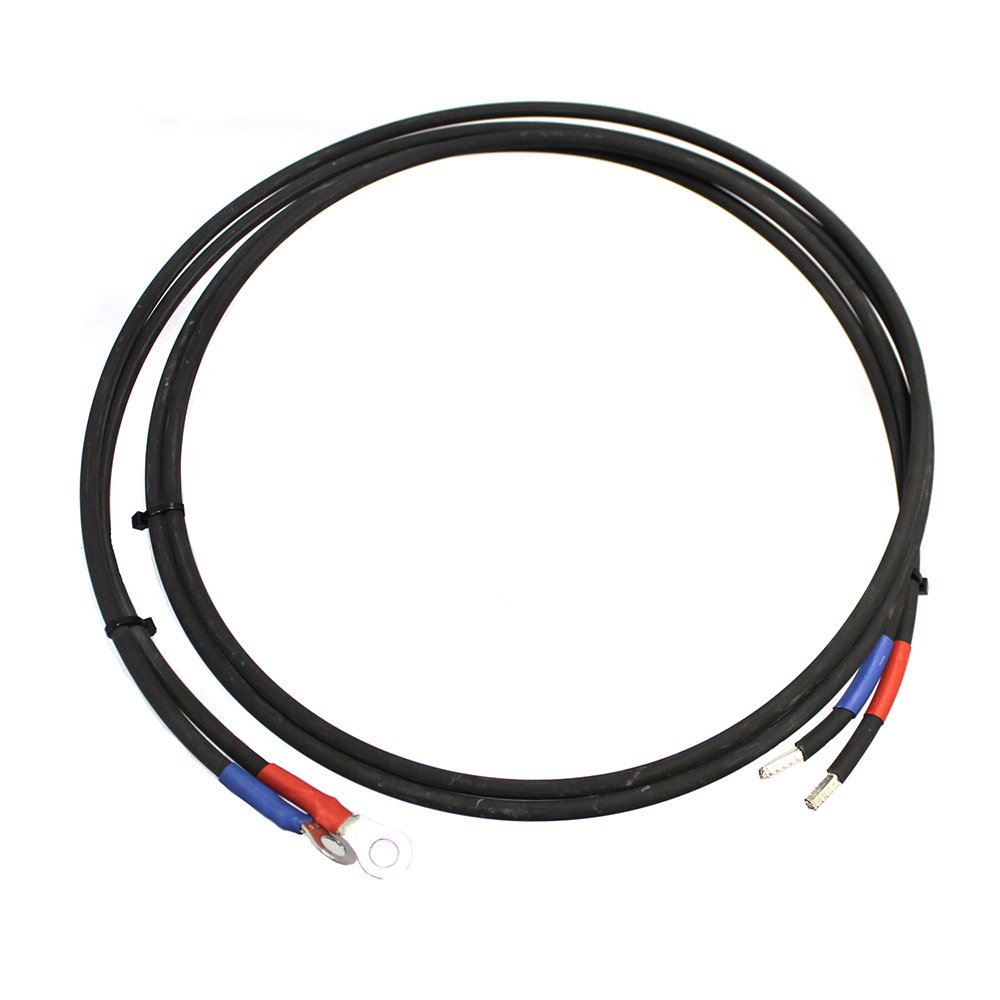 Offgridtec Basic M8 Ring Eyelets Connection Cable Solar Charge Control Battery 2 x 6 mm² 1.5 m, 8-01-002180 M8 1.5 Basic