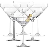 ZWIESEL GLAS Pure Martini Glass (Set of 6), Cocktail Glasses for Martini, Dishwasher-Safe Machine-Made Tritan Crystal Glasses, Made in Germany (12.3 Ounce)
