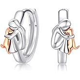 925 Sterling Silver Dog Earrings Cute Animal Puppy Stud Earrings Dog Jewelry Gifts for Women Girls Pet Lover Hypoallergenic Earrings for Sensitive Ears