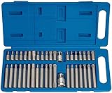 Silverline 881641 40pc Hex T20-T55 & Spline Bit Set Chrome Vanadium Steel view 3