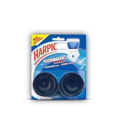 Harpic Flushmatic Twin In-Cistern Toilet Cleaner (Aquamarine) - 100 g