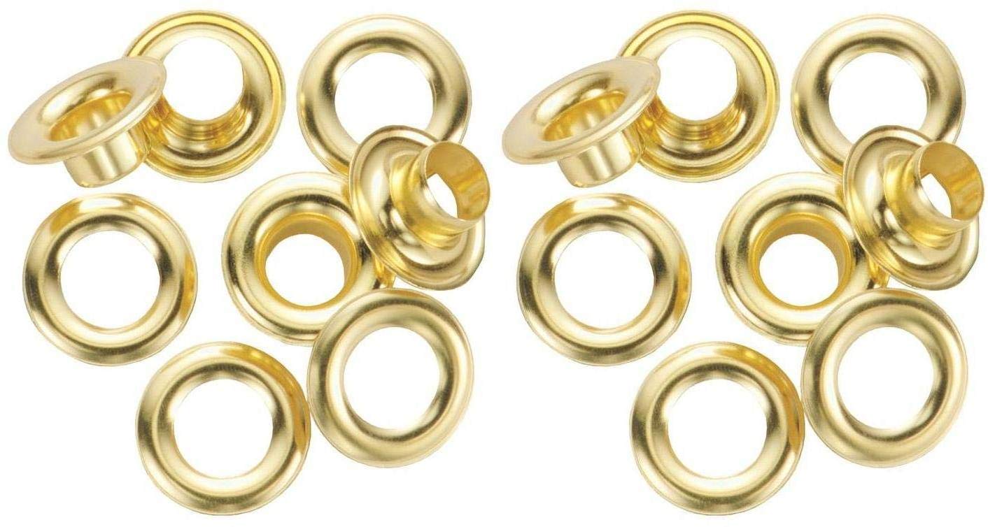 General Tools 1/2" Solid Brass Grommet 24 Count (Pack of 2, 48 Count