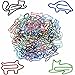 Small Paper Clips Assorted Sizes, Cute Animal Shapes Bookmarkers, Funny Office Supplies Desk Accessories for Women