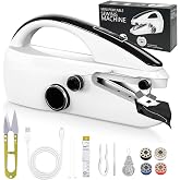 Handheld Sewing Machine Portable Mini Sewing Machine | With Sewing Kit, Dual Speeds, Easy to Use for Adults and Beginners, Ideal for Sewing Clothes, Fabrics and DIY