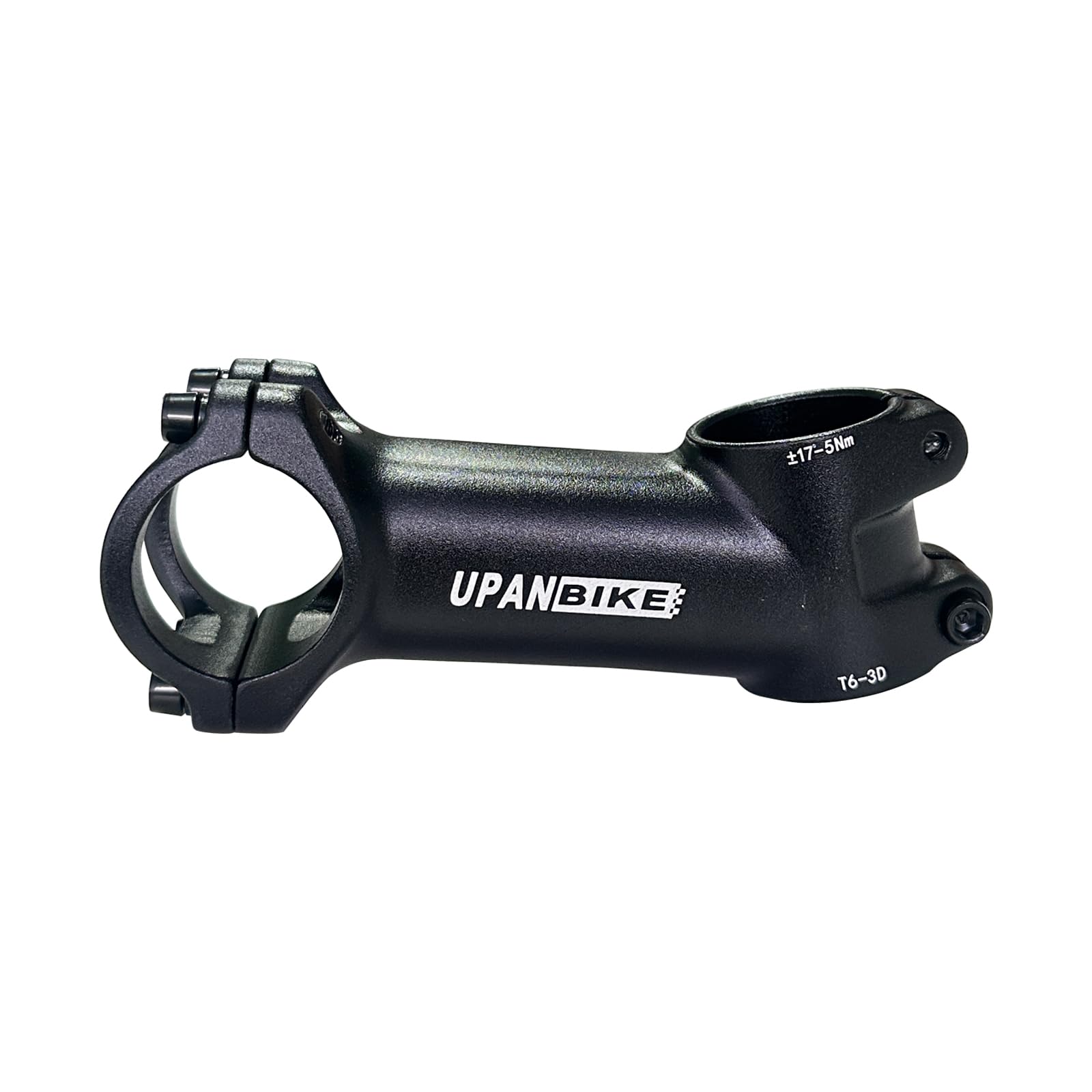 UPANBIKE 31.8mm Bike Stem 90mm Rise 17° Aluminum Alloy Bicycle Stem Riser for Mountain Bike Road Bicycle