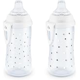 NUK Active Sippy Cup, 1 oz, 2 Pack, 12+ Months, Timeless Collection, Amazon Exclusive