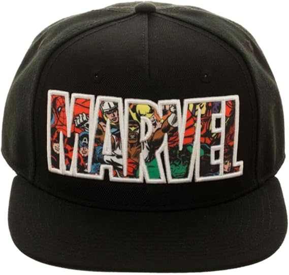 Amazon Co Jp マーベル Marvel キャップ 帽子 Marvel ネーム 総柄 服 ファッション小物