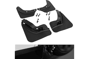 CYBERBEANS 4Pcs for Tesla Model 3 Mud Flaps Accessories Splash Guards Tire Mud Flap Mudguard No Drilling Required Mudflaps 2017-2023