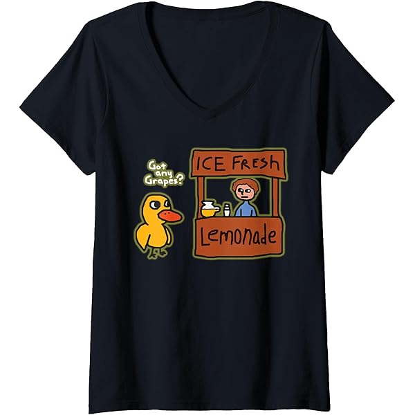 Amazon.com: Ice Fresh Lemonade Shirt Duck Funny Got Any Grapes