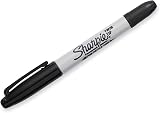 Sharpie Twin Tip Permanent Marker Pens Black Ink Pack of 3 Fine & Ultra Fine view 4
