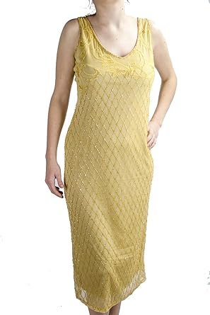 tubino giallo elegante