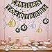 40th BIRTHDAY PARTY DECORATIONS KIT - Cheers to 40 Years Banner, Sparkling Celebration 40 Hanging Swirls, Perfect 40 Years Old Party Supplies 40th Anniversary Decorations (Banner)