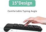 cimetech Wireless Numeric Keypad 18 Keys 2.4G USB Receiver Portable Numpad view 2