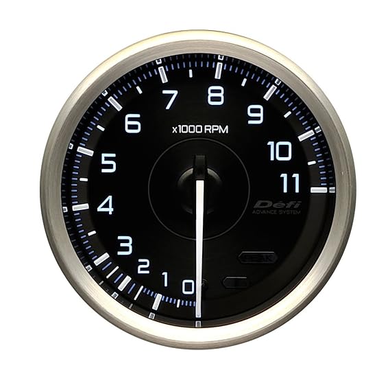 Defi DF15501 Advance A1 Tachometer, 11000 RPM, 80mm Automotive