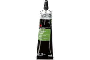 3M Super Weatherstrip and Gasket Adhesive, 08581, Black, 2 fl oz Tube, 1 Per Pack
