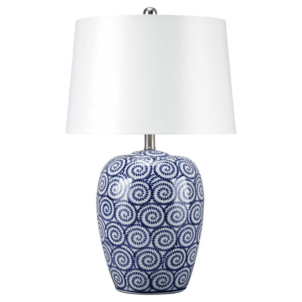 Best traditional desk lamp blue shade