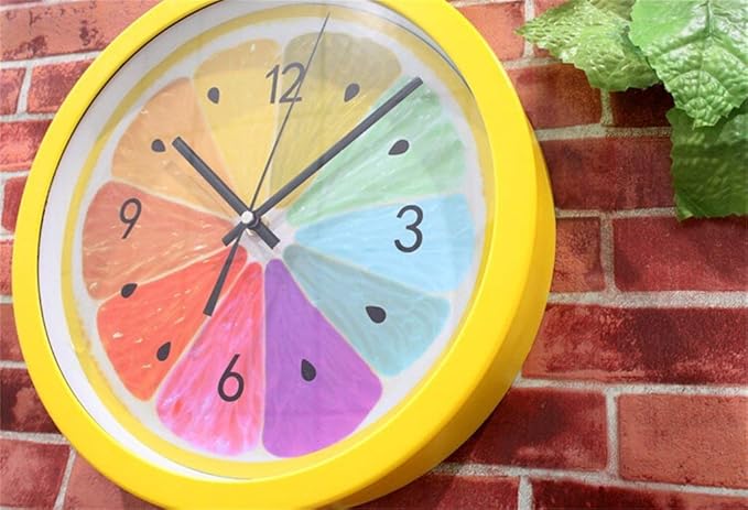 BJYG Relojes de Pared Reloj de Pared de Fruta Fresca Reloj de ...
