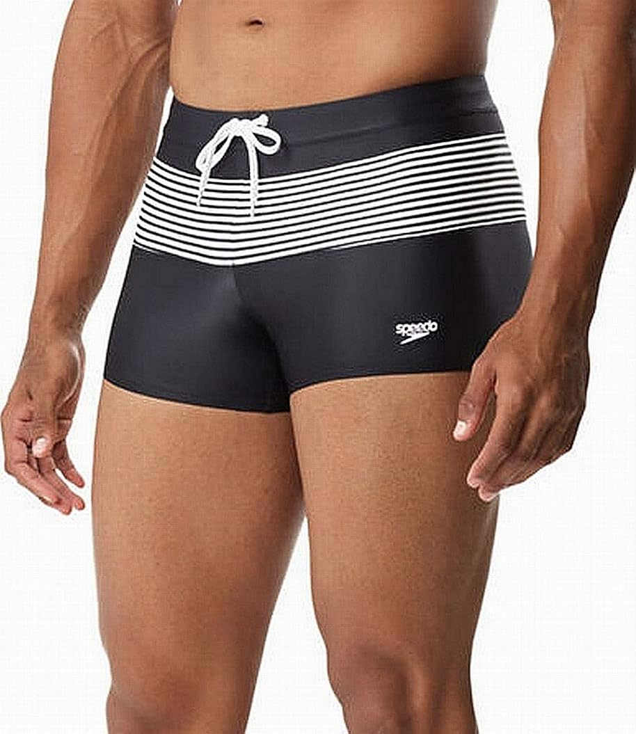 Speedo Men's Swimsuit Square Leg PowerFlex Eco Drawstring