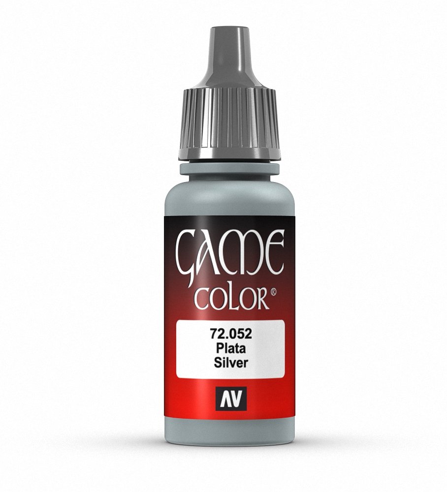 VallejoGame Color Silver Paint, 17ml