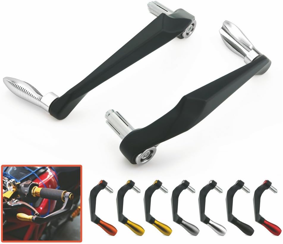 Heinmo universel NEUF 100/% aluminium Frein dembrayage Levier Prot/&egrave;ge-mains protection de la main de protection pour moto Dirt bike gardes /&agrave; la main 22/&nbsp;mm pour la plupart des Suzuki Kawasaki Honda Z1000/&nbsp;Yamaha