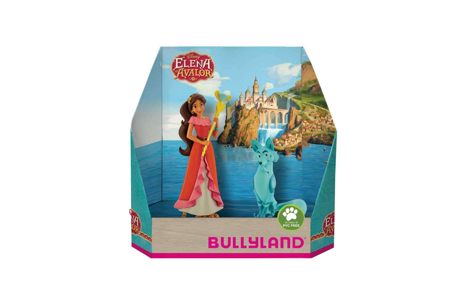 Bullyland 13244 Walt Disney Elena by Avalor Elena and Zuzo Toy Figure Set, Lovingly Hand-Painted Figures, PVC-Free, Great Gift for Boys and Girls for Imaginative Play