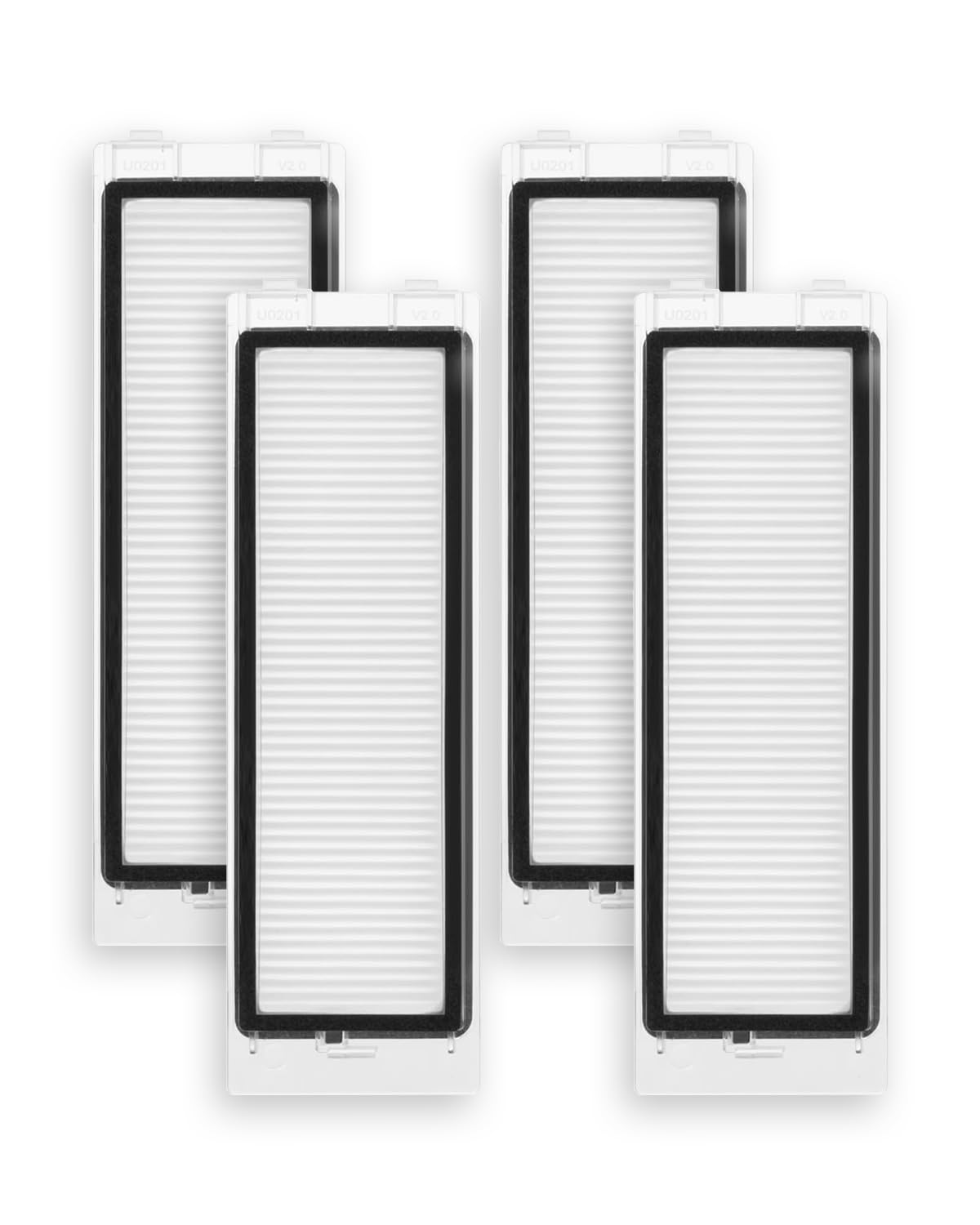 Photo 1 of ****SIZING DIFFERS**** 4Pack Filter Replacement Parts Compatible with Roborock Qrevo MaxV,Qrevo S,Qrevo Plus,Qrevo Pro,Qrevo Curv,Qrevo Curv S5X,Qrevo Edge,Qrevo Edge S5A,QV35A Robot Vacuum Cleaner,Filters Replacement Parts