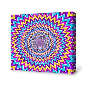 Canvas Wall Art for Living Room,Bedroom Home Artwork Paintings Visual Illusion Ready to Hang - 12x12 inches