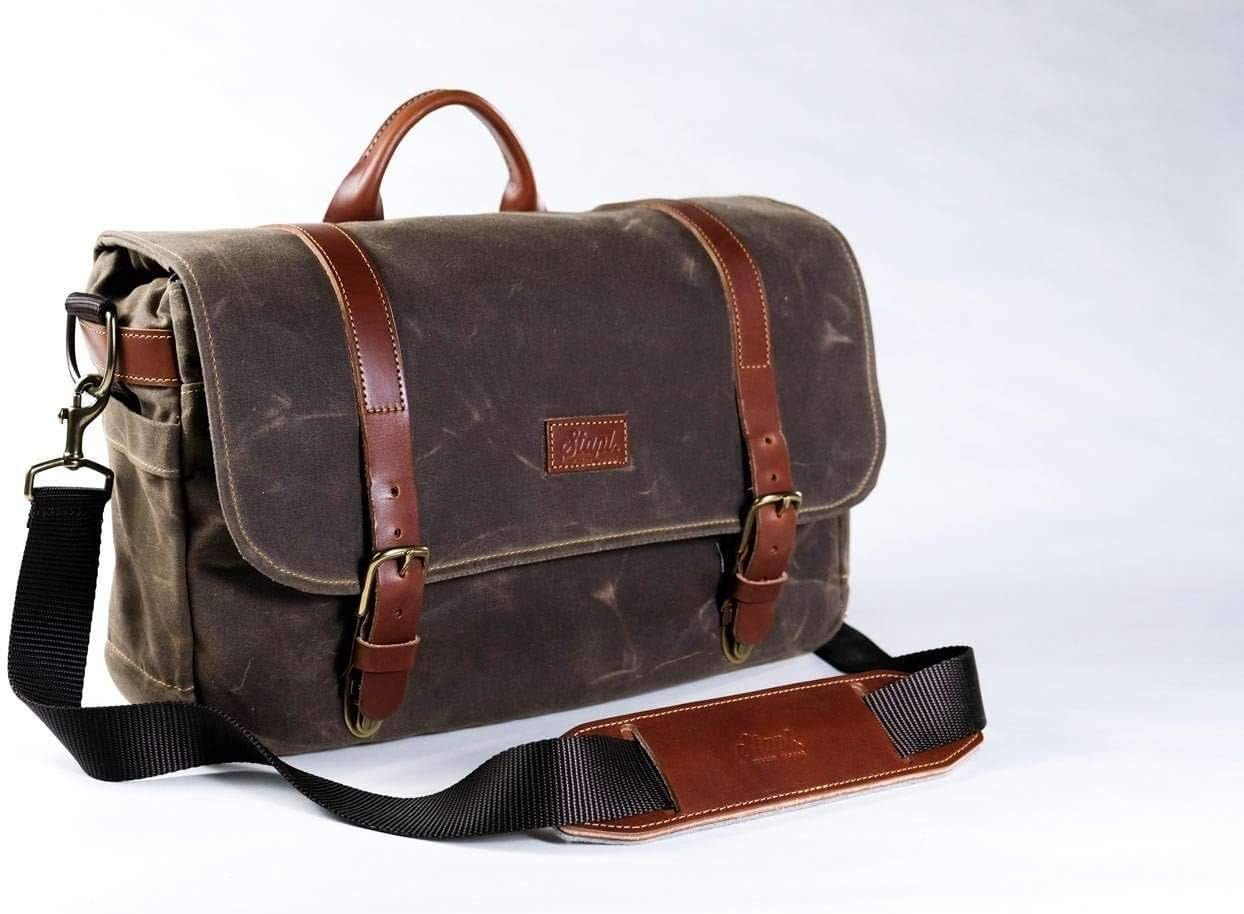 horween leather messenger bag