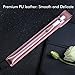 Meko Stylus Pen Case Holder Sleeves for Apple Pencil(1st and 2nd Gen), Premium Genuine Leather Case Pouch Built-in Elastic Band for Stylus Pens - Rose Gold¡­