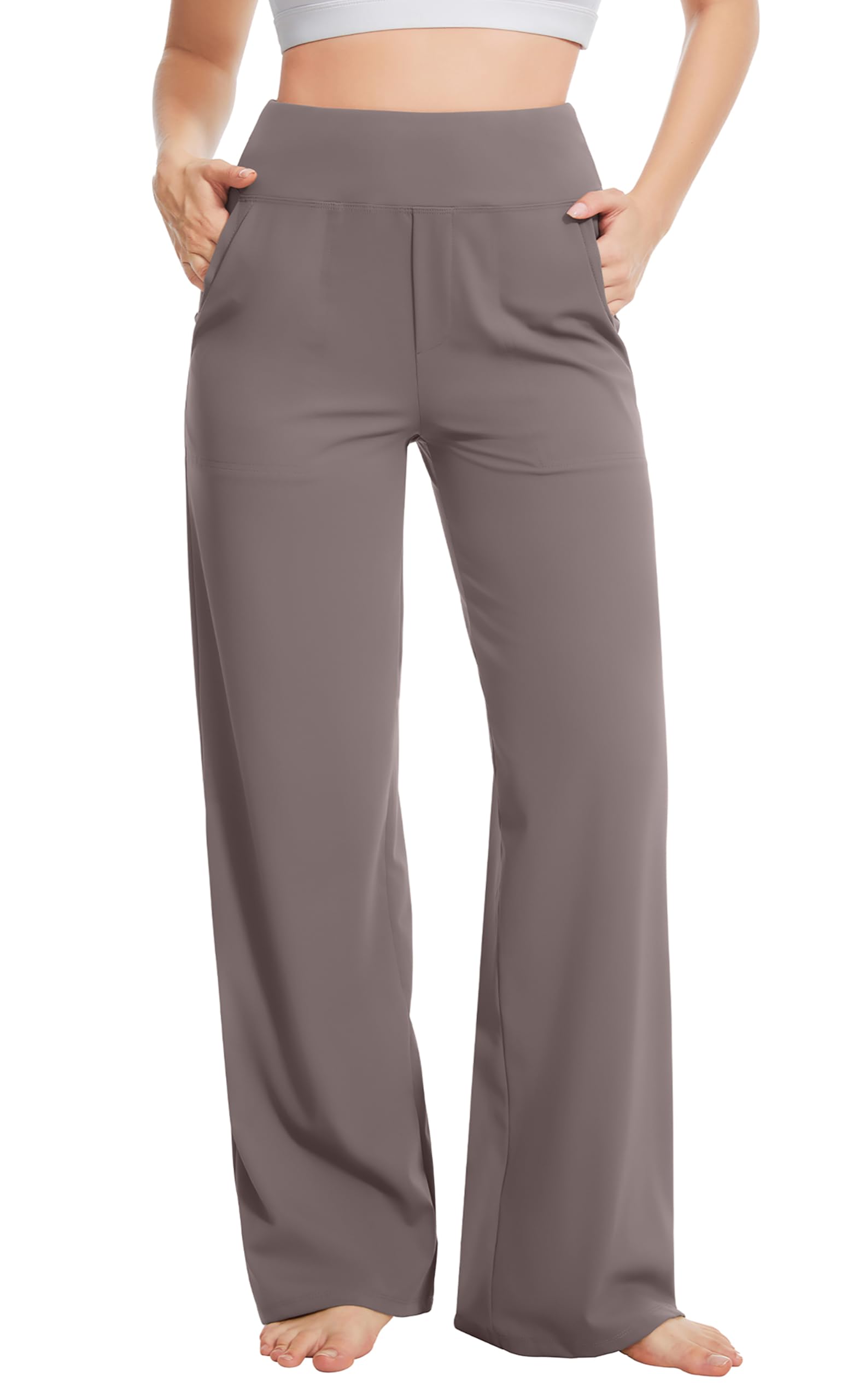Yoga Pants Women Wide Leg Pants High Waist Stretch