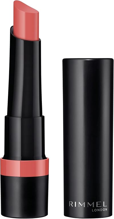 Rimmel Lasting Finish Matte Peach Petal Lipstick - Peach Nude Lip Color