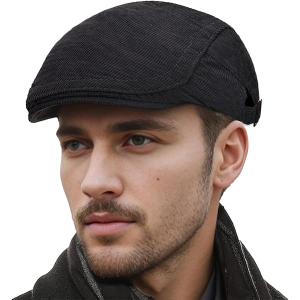Generic Newsboy Cap for Men,Washing Cotton Twill Cap Flat