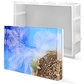 Sakolla Large Rectangular Resin Silicone Mold,Bookends Resin Molds, Crystal Epoxy Casting Resin Molds for Flowers Preservatio