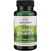 Swanson Turkey Rhubarb - Traditional Herbal Supplement Promoting Digestive Support & Gastrointestinal Health - Natural Formula - (100 Capsules, 500mg Each)