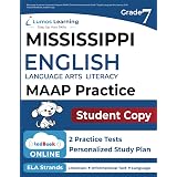 Mississippi Academic Assessment Program (MAAP) Online Assessments and Grade 7 English Language Arts Literacy (ELA) Practice W