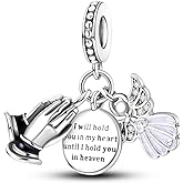 LUXILLA "Love You" Heart Charm - 925 Sterling Silver With Cubic Zirconia, Gift For Best Friend, Grandma, Wife - View #11
