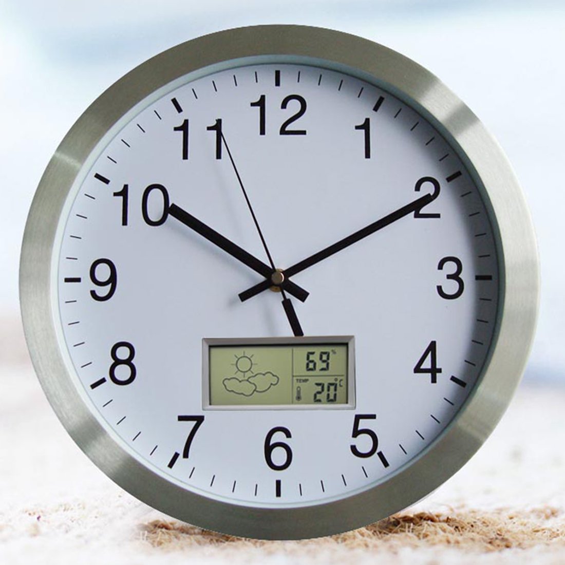 Orologio Da Parete Radiocontrollato - Numeri 3D, Silenzioso, Per Interni - Foto 8