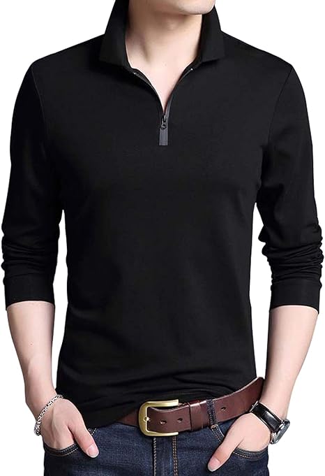 polos hombre manga larga amazon