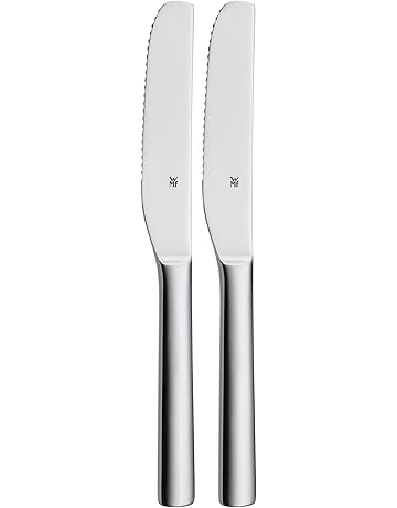 WMF Nuova Juego 2 Cuchillos para Desayuno, Acero Inoxidable Pulido