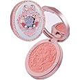 Flower Knows Midsummer Fairytales Velvet Embossed Blush,Tangerine Matte Finish,Buildable & Blendable Powder Blush for cheeks,Natural Flush for All Skin Tones(04 Summer Blossom,5g)