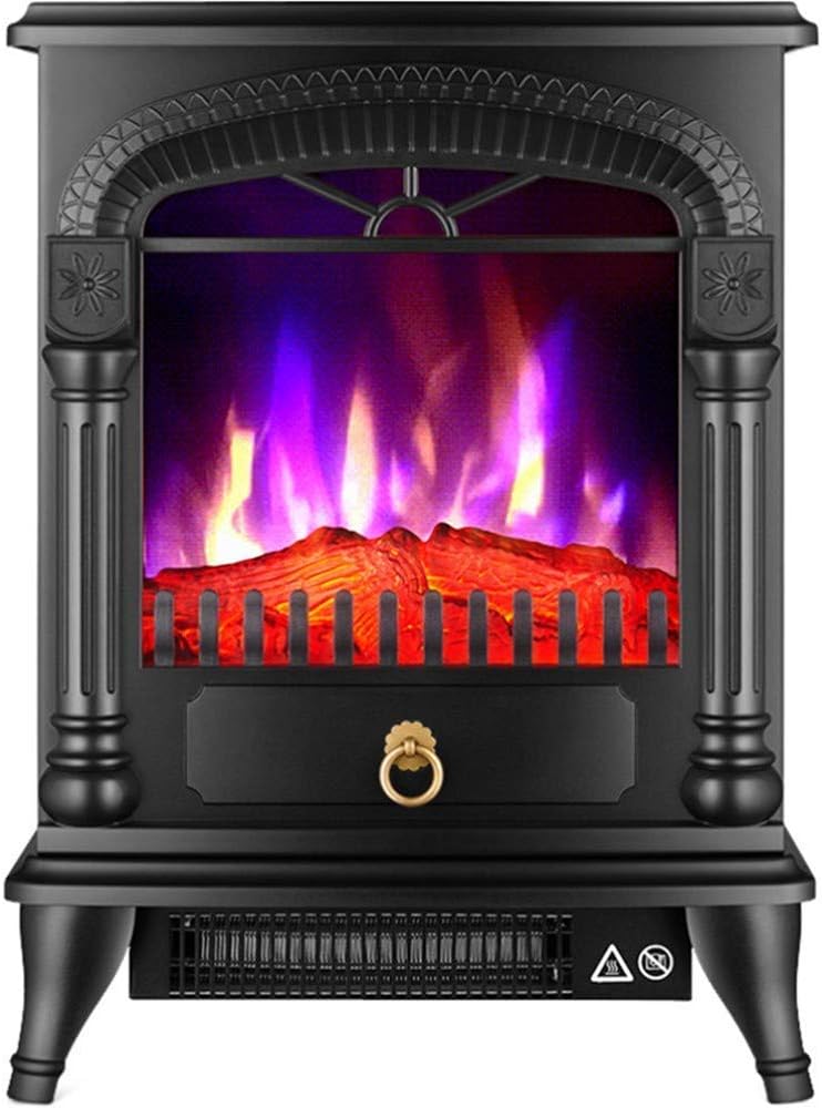 LXDDP Kamin elektrische Heizung Multi Color Flames Freistehende